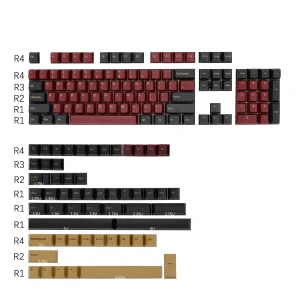 Red Samurai Keycap Set