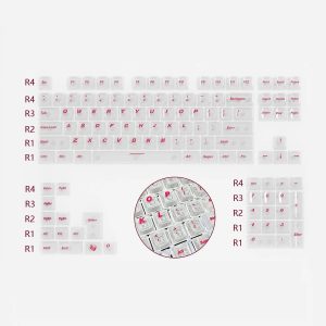 Frosted Translucent Gaming Keycaps